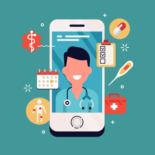 telehealth website services help doctors connect with patients at home