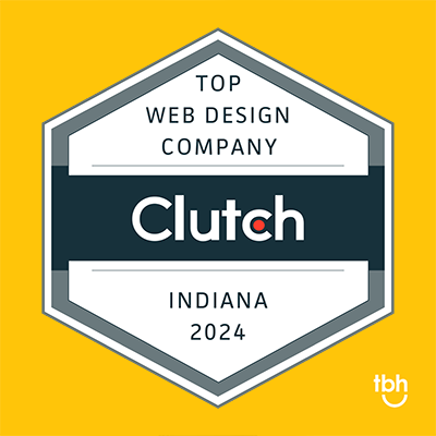 TBH Creative wins top web design company in Indiana from Clutch