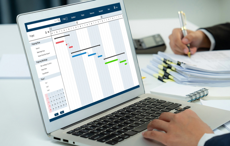 Digital video marketing project planning calendar