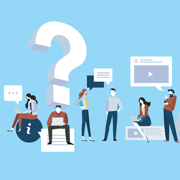 frequently asked questions illustration