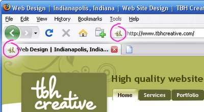 Favicon Sample - TBH Creative Indianapolis Web Design