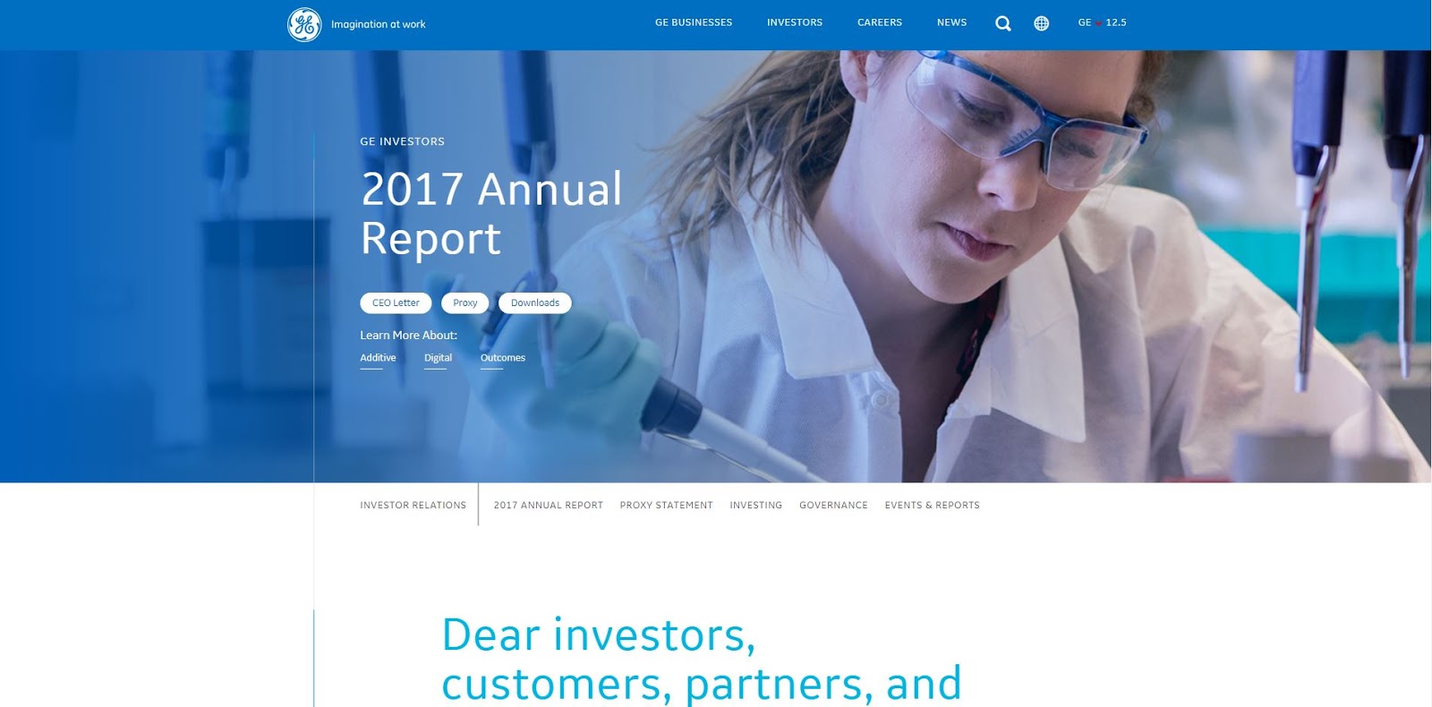 GE annual report