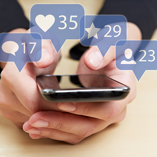 healthcare social media marketing icons