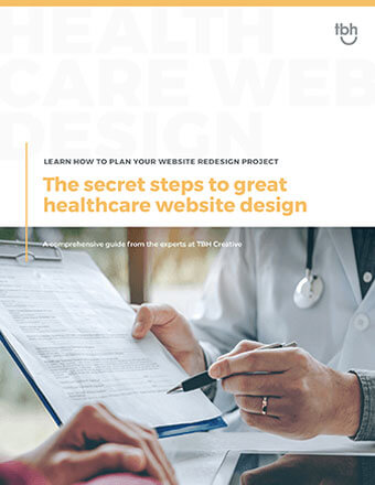 Healthcare Website Redesign guide cover