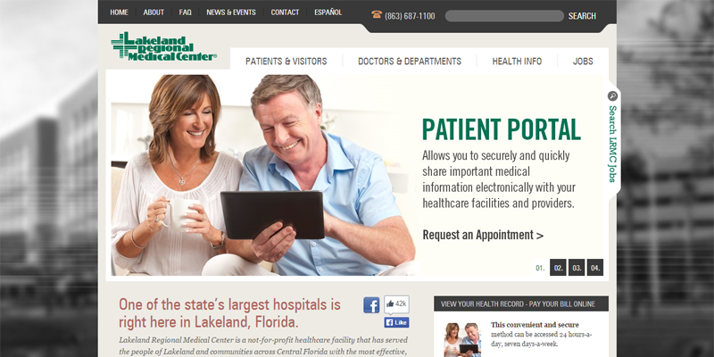 Lakeland Regional Medical Center homepage