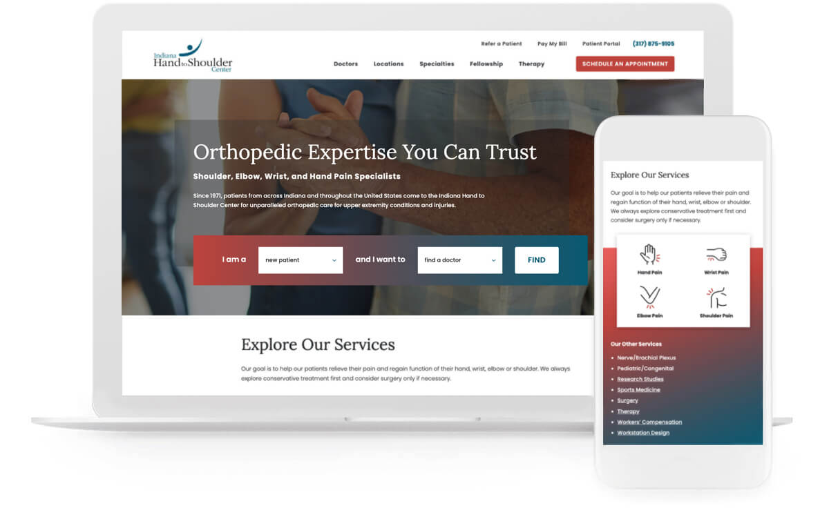 IHTSC improved its digital patient experience with its medical website redesign project