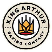 King Arthur’s digital-first logo features a bold wheat crown