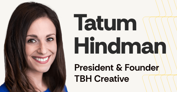 Headshot of Tatum Hindman, digital video marketing expert