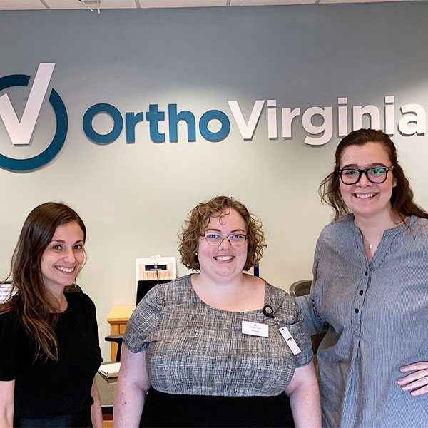 TBH Creative visits OrthoVirginia’s office for healthcare marketing.