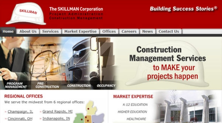 2006 homepage example: The Skillman Corporation